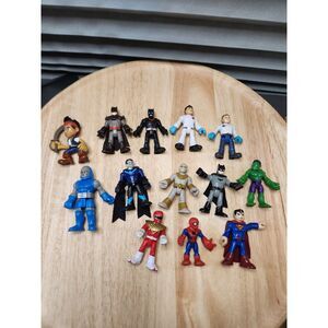 Imaginext Action Figures – Lot of 13, Mixed Characters
